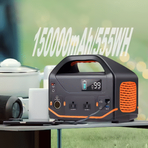 600 W Lifepo4 Centre Portable Power Station With External Battery -Enviro Test Construct