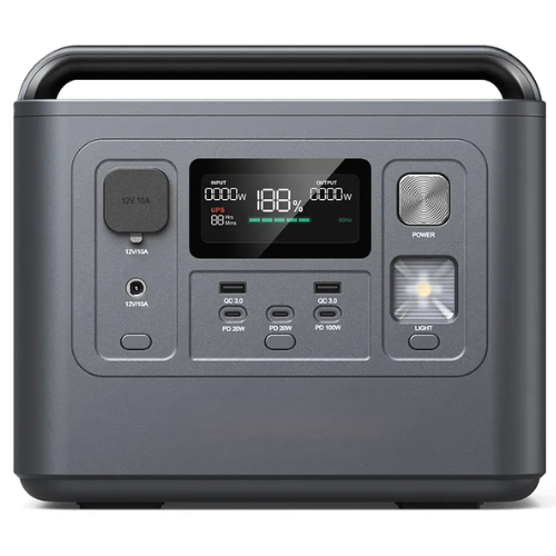 Outdoor Power Station Solar Power Station With Wireless Charging - Enviro Test Construct
