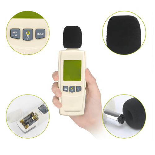 Enviro Test Construct Professional Digital Sound Level Meter - Image 3