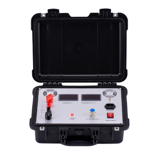 Portable Digital Micro Ohm Meter 100A Loop Resistance Tester - Enviro Test Construct