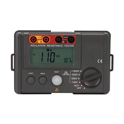 Portable Digital Insulation Resistance Tester 100V To 2500V Megohmmeter - Enviro Test Construct