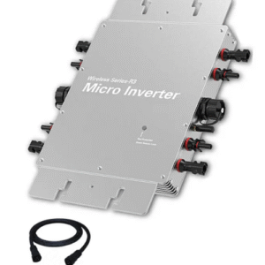 Micro Inverter Solar Grid Tie With European AC Wire - Enviro Test Construct