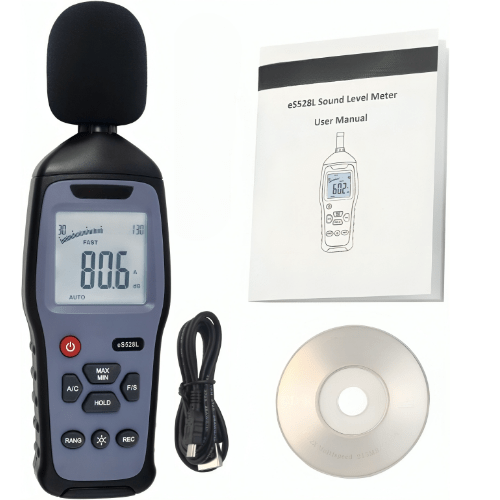 Enviro Test Construct Sound Level Meter With Noise Detector Data Logger - Image 4