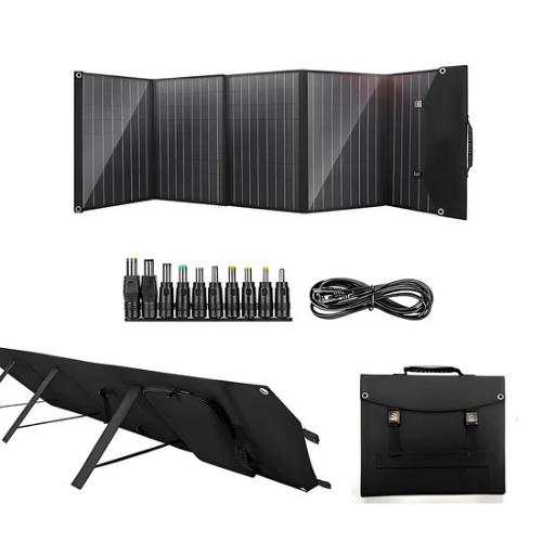 100 W Portable Foldable Solar Charger with DC 5521 Adapter Cable - Enviro Test Construct - Image 2