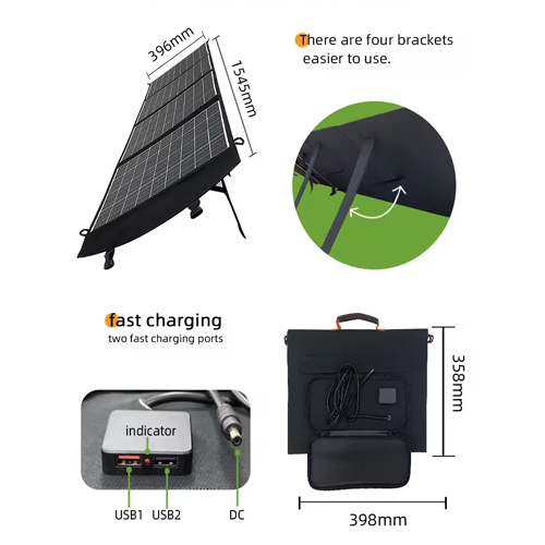 Flexible 360 W Foldable Solar Panel with High Efficiency - Enviro Test Construct - Image 2