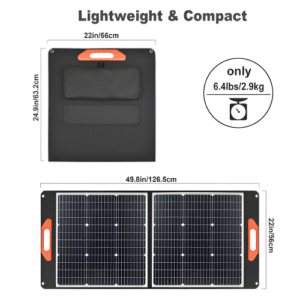 Mini Solar Panels Foldable With Monocrystalline Silicon – Enviro Test Construct