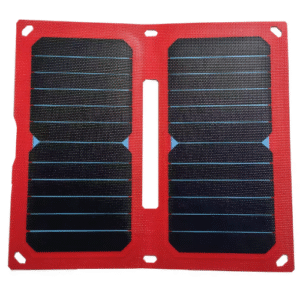 Foldable Solar Panel Micro-USB Charger With Waterproof Capabilities - Enviro Test Construct