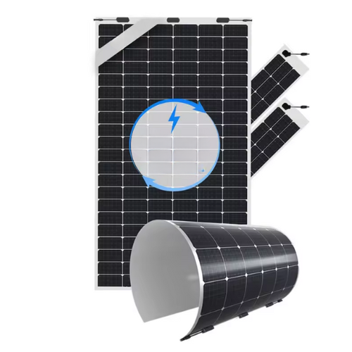 380 W 370 W Flexible Portable Solar Panel With Cables - Enviro Test Construct