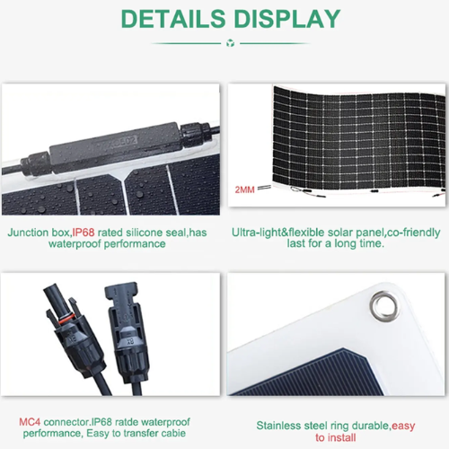 Flexible Solar Panels With Light Weight Rollable Thin Film - Enviro Test Construct - Image 2