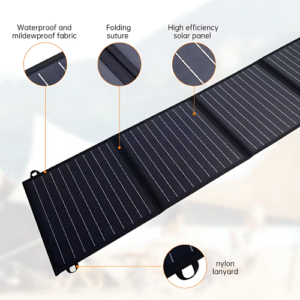20 W to 300 W Foldable Solar Panel With Monocrystalline Silicon Cells - Enviro Test Construct