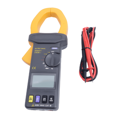 High-Current Clamp Meter with Auto-Range & 2500A Measurement – Enviro Test Construct - Image 3