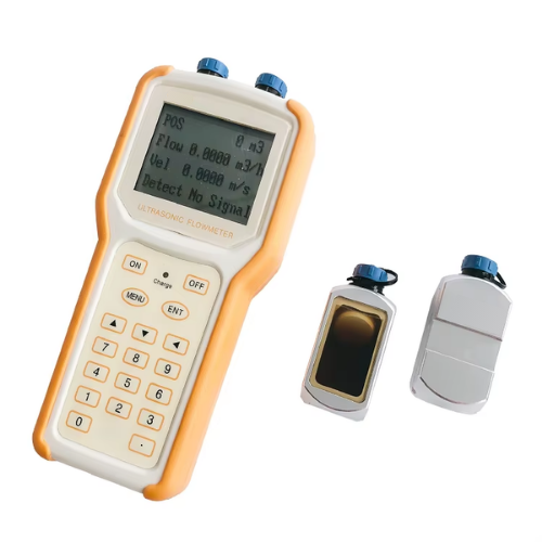 Handheld Portable Clamp-On Ultrasonic Flow Meter Data Logger - Enviro Test Construct