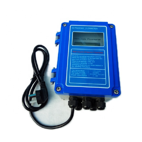 Enviro Test Construct Portable Ultrasonic Flowmeter With Gas Water Flow Sensor