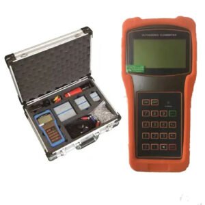 Enviro Test Construct Doppler Ultrasonic Flowmeter Portable Handheld Flow Monitor Meter