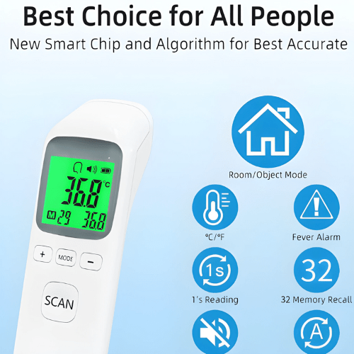 Enviro Test Construct Wireless Digital Baby Infrared Thermometer - Image 4