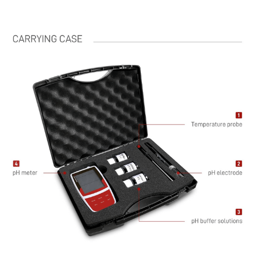 Enviro Test Construct 1-to-5-point Calibration Automatic Digital pH Meter - Image 3