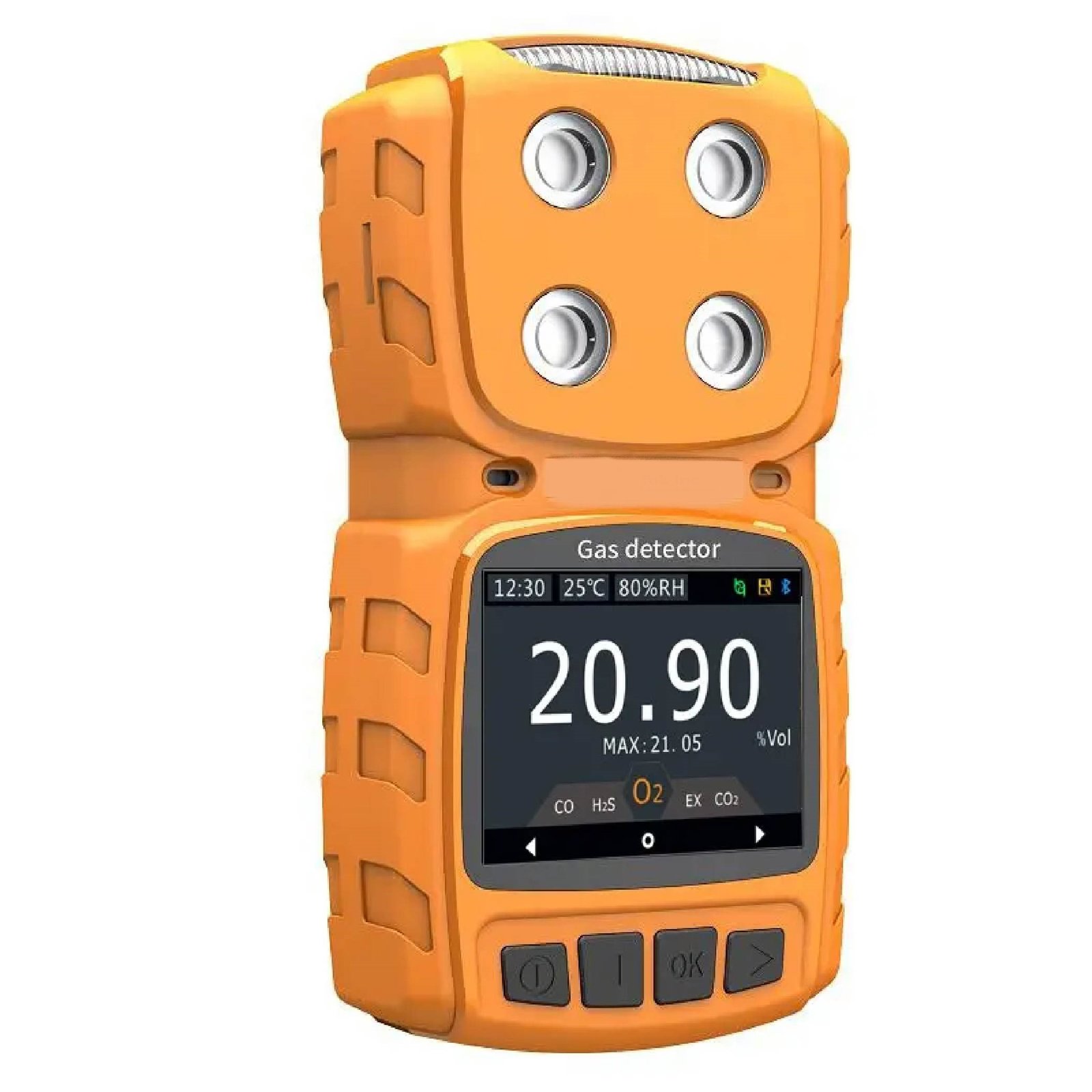 Enviro Test Construct Portable Multi Gas Detector Monitor Rechargeable 4 In 1 Gas Meter Tester Analyze - Image 6
