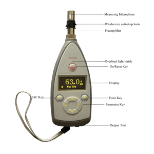 Enviro Test Construct Alarm Digital Sound Level Meter