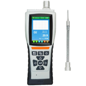 Oxygen O2 Gas Detector (Test Record, Auto Shut Down)