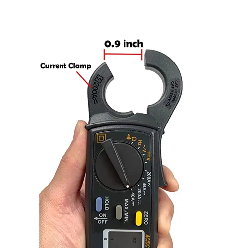 High-Resolution True RMS AC/DC Clamp Meter with 40A Range – Enviro Test Construct - Image 3