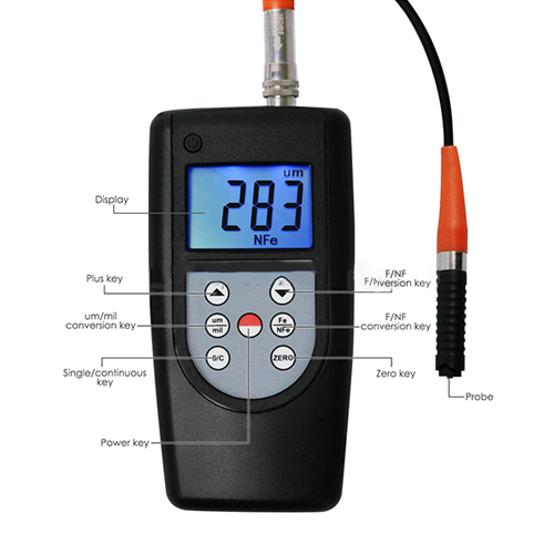 Enviro Test Consrtuct Coating Thickness Meter Gauge F & NF Magnetic Induction - Image 9